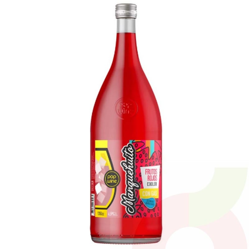 Manqueguito Frutos Rojos Cooler Con Gas Pop Wine 750 ml