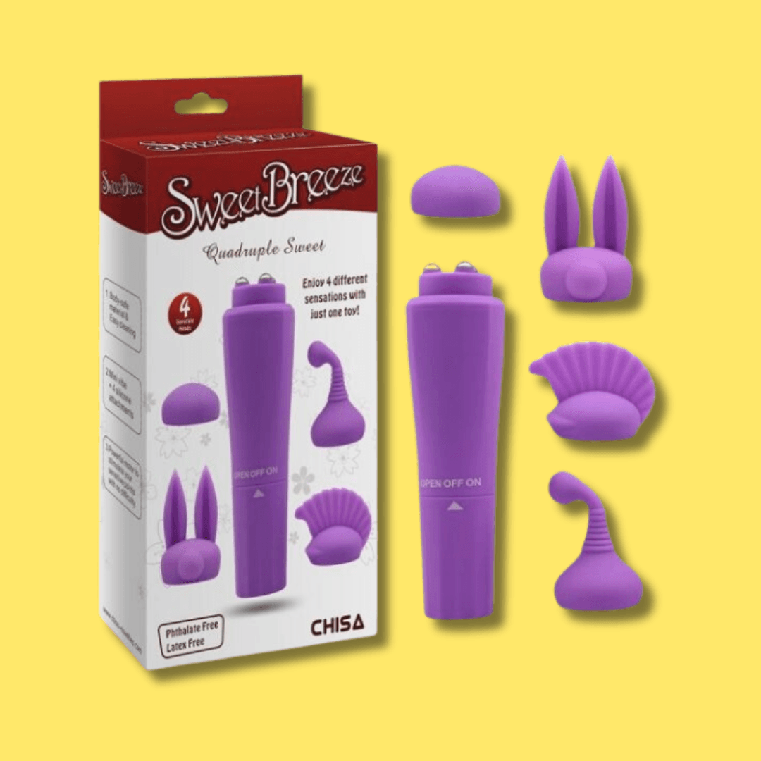 Vibrador Quadruple Sweet 馃嵀馃挏